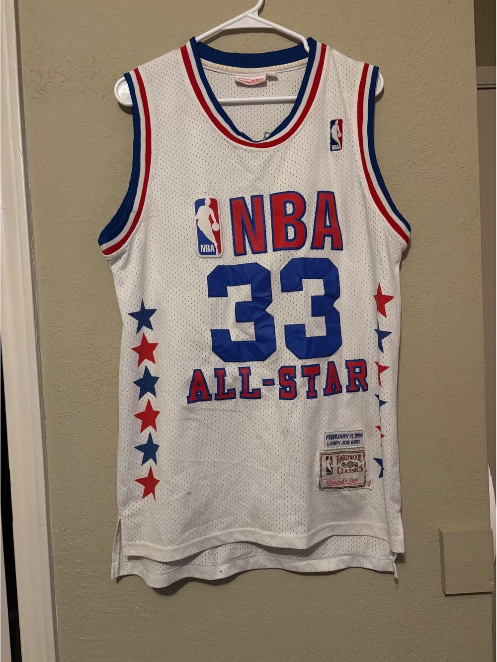Mitchell & Ness NBA All-Star Larry Bird #33 Basketball Jersey Medium